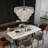 French Luxury Silver Shell Crystal Chandelier, 8-light E14 Base With Adjustable Rods
