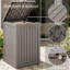 Lockable Resin Delivery Box with "Parcels" Sign-249277950