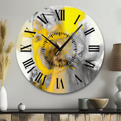 Vivid I - Horloge murale abstraite