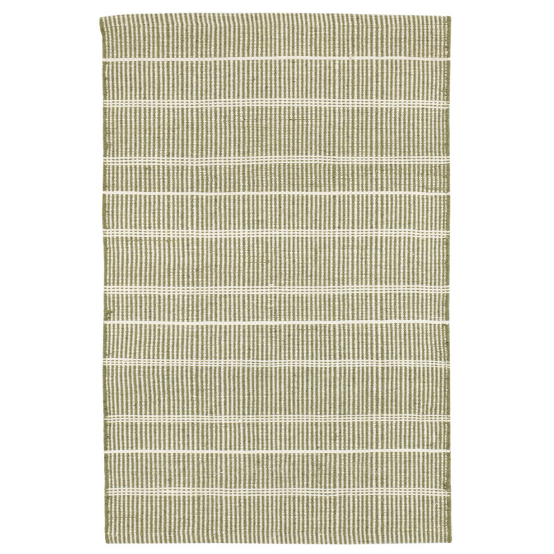 Tapis intérieur / extérieur tissé à la main Samson Sage, Rectangulaire 2 pi x 3 pi