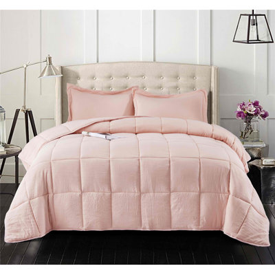SALOMON Pre-washed Microfiber Reversible 3 Piece Comforter Set