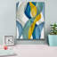  «Horizontal Bands 2» par Alonzo Saunders, art mural sur toile, 12 po x 16 po
