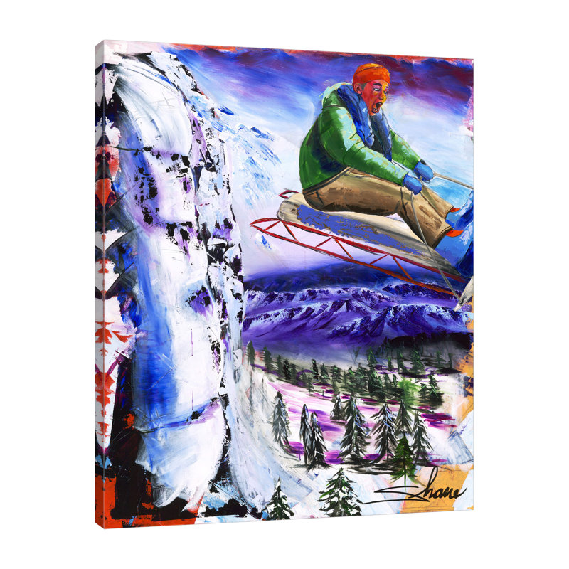 Yard sale par Shane Miller - reproduction sur toile tendue, H 40 po x l 32 po x P 1,5 po