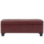 Banc de rangement rectangulaire rembourré avec repose-pieds et tabouret-1073106497