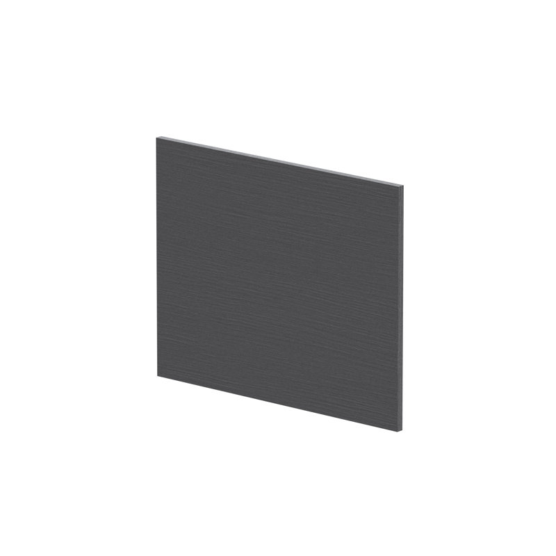 700Mm Shower Bath End Panel, Graphite Grey