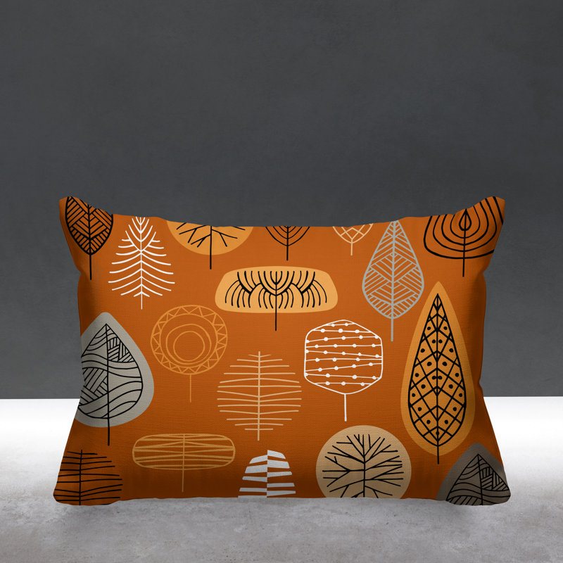 Coussin décoratif intérieur / extérieur Felicity, Orange
