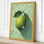 Pear in Geometry Botanical - Wrapped Canvas-935788508-935788513