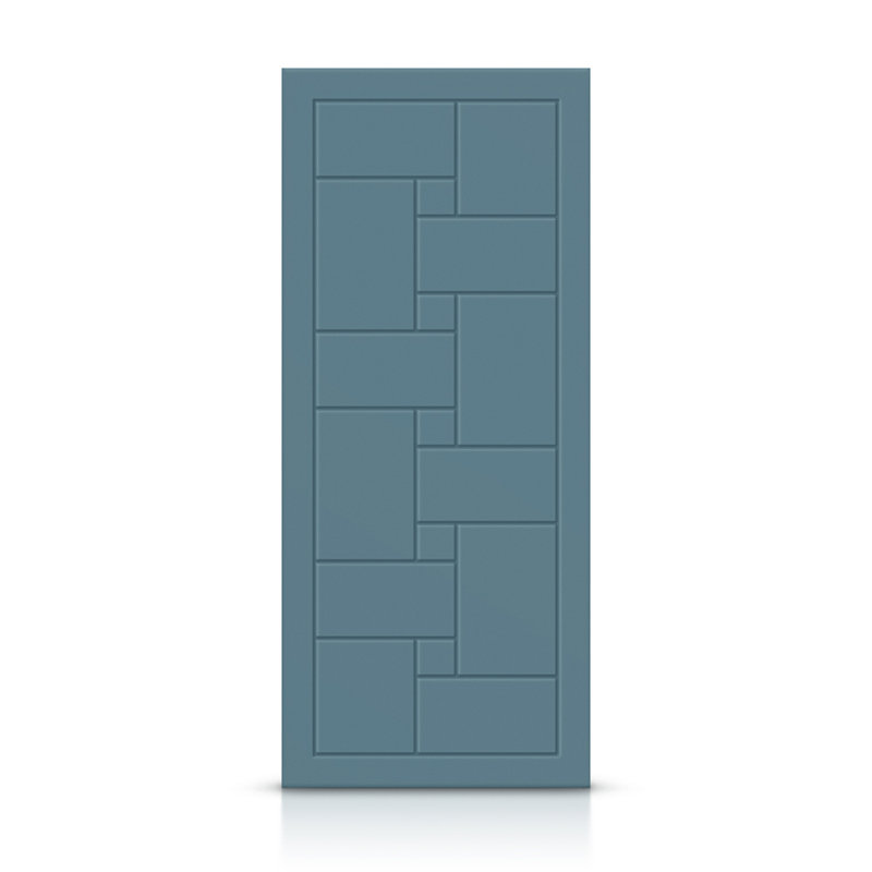 Panelled Manufactured Wood Standard Door, Dignity Blue, 24" x 80"