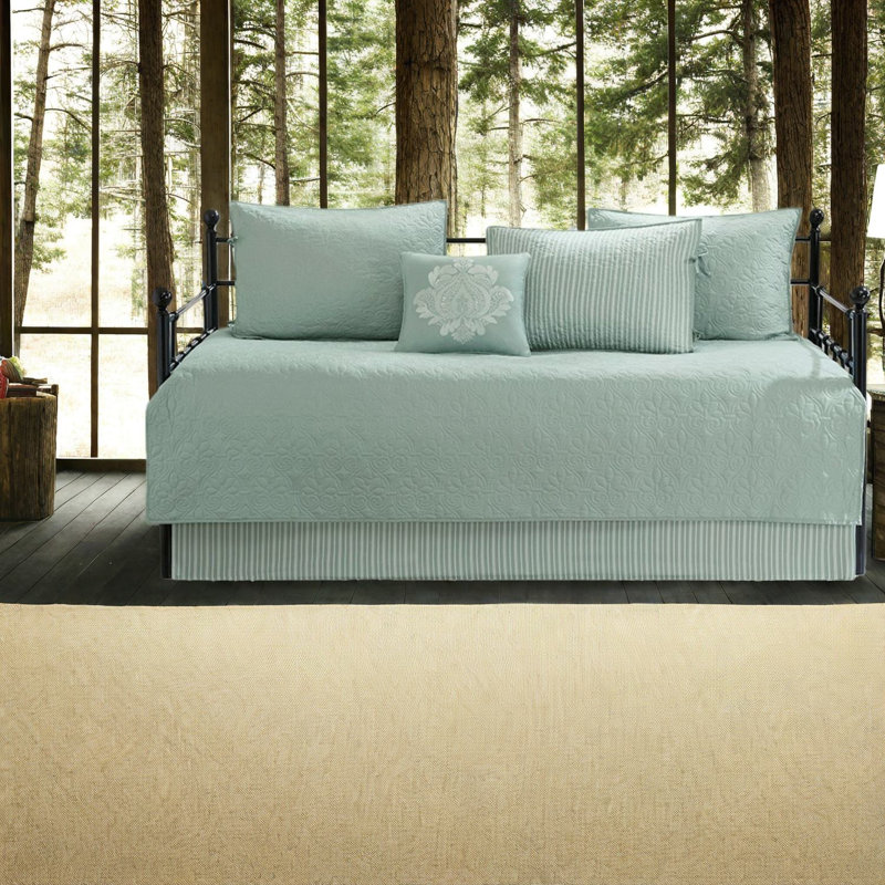 Reversible Bedding Sets, Cotton Filled Seafoam Cottage Daybed For Home
