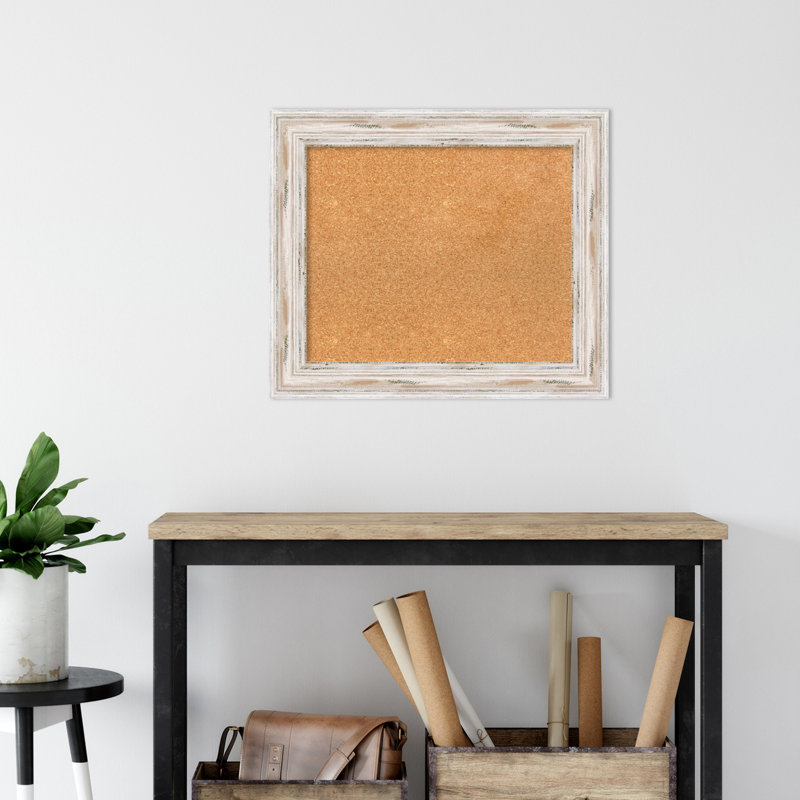 Gemini Cork Corkboard / Bulletin Board, 23.12" H x 27.12" W x 2" D