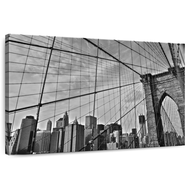 Câbles Lilie Brooklyn Bridge, H 32 po x l 48 po