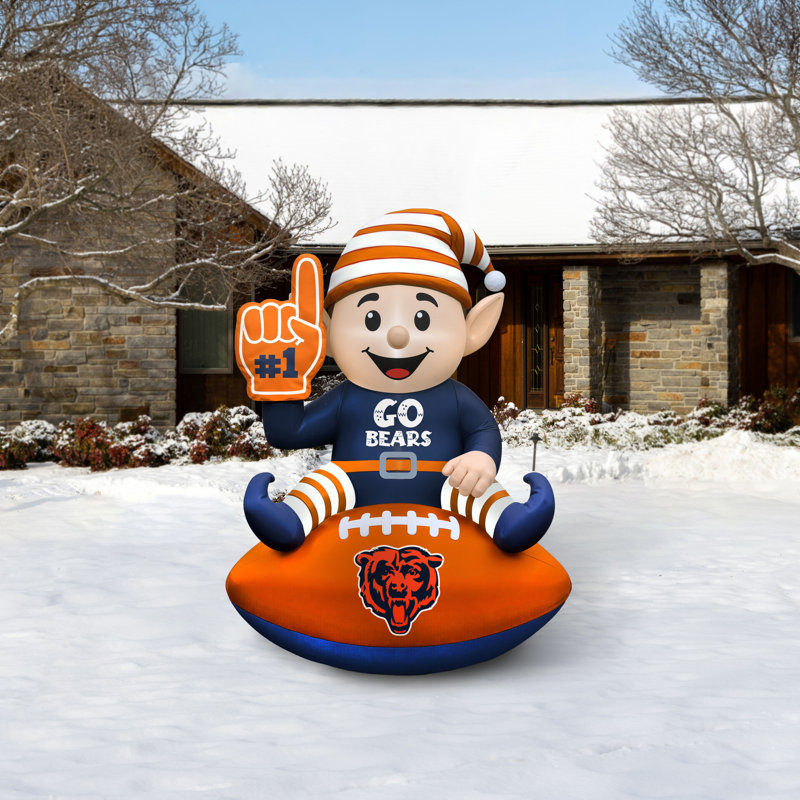 Elfe de football gonflable NFL Chicago Bears | 4 pi, Chicago Bears