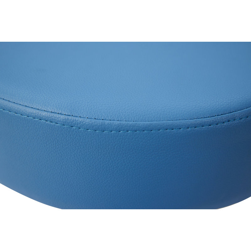 Tabouret pneumatique de bureau à hauteur réglable, Bleu