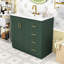 Meuble-lavabo en bois avec lavabo, rangement spacieux, tiroirs à fermeture en douceur-683685080