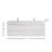 Babajide 72'' Double Bathroom Vanity with Acrylic Top-313092631