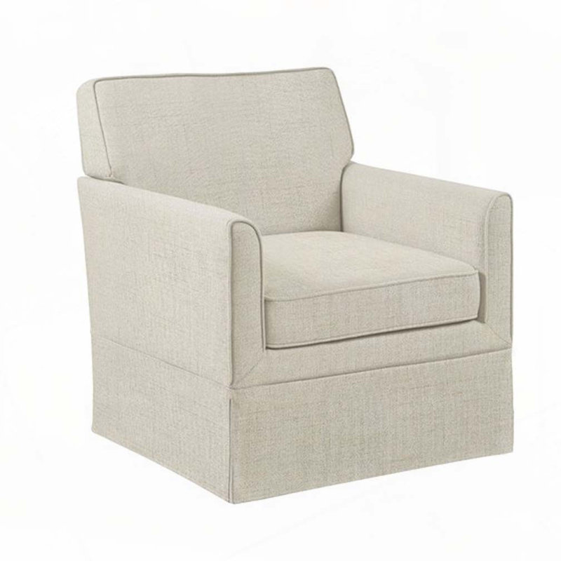 Fauteuil d'appoint à housse, Crème, crème