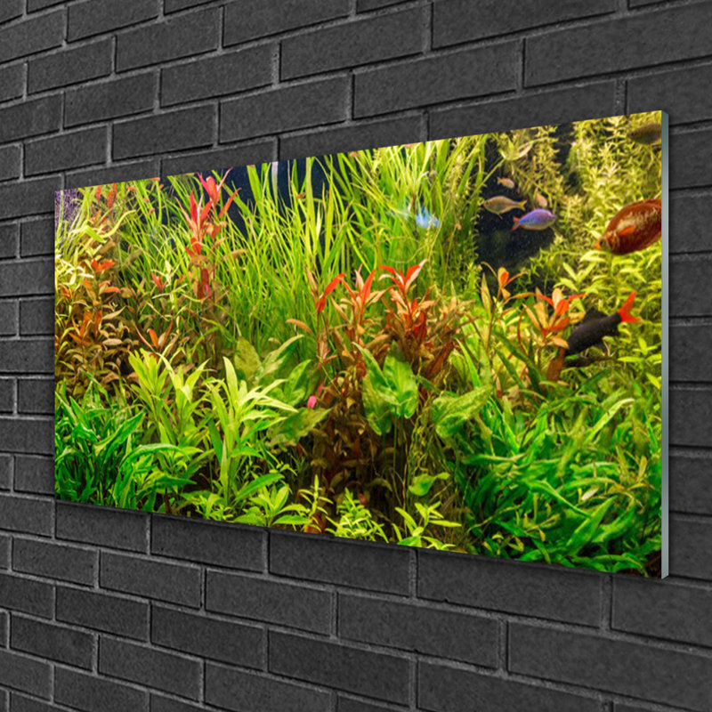 Plants - No Frame Print on Glass