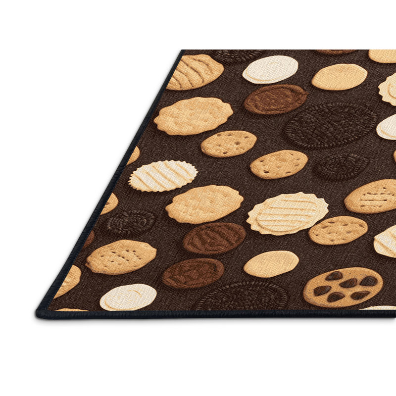  Tapis lavable avec biscuits et biscuits, Tapis de couloir 2 pi x 4 pi