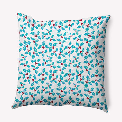 Floral Polyester Throw Pillow