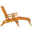 146cm Long Acacia Chaise Lounge Set
