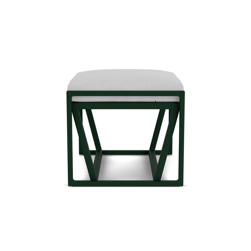 Summit Outdoor Ottoman, Sandberg Dove, Woodland