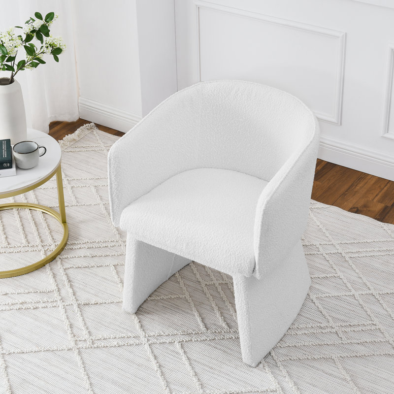 Chaise moderne et simple de style moderne, Blanc