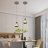 1 - Light LED Modern Single Pendant Light