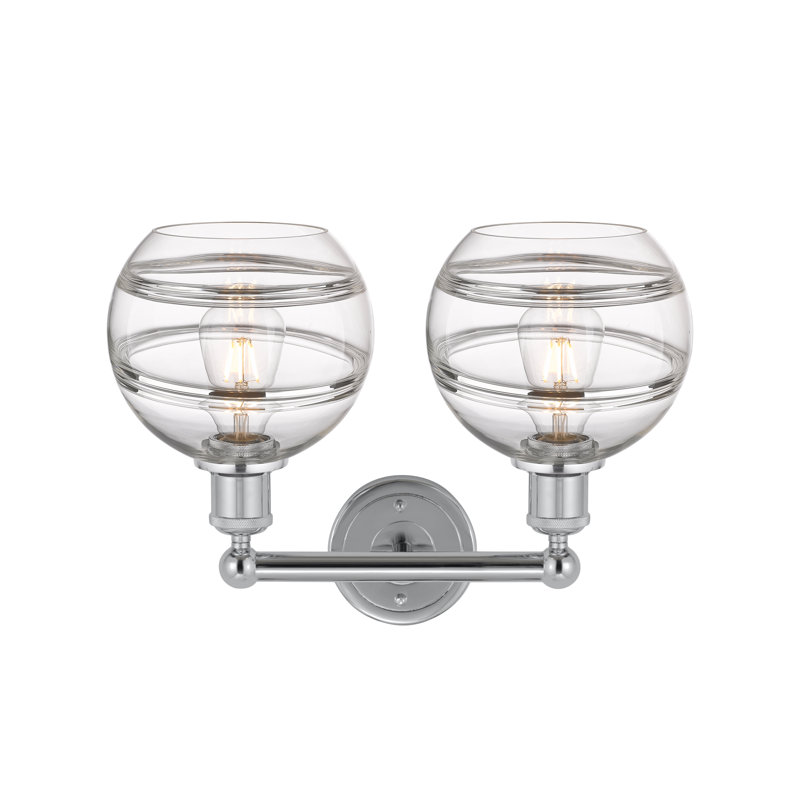 Bienes 2 - Light Dimmable Vanity Light, Clear, Polished Chrome