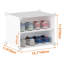 Armoire de rangement pour chaussures avec portes, 48 paires de rangement pour chaussures pour garde-robe, couloir, salon, chambre à coucher, garage-1713797371