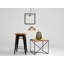 Allyssa 1 - Light White Square/Rectangle Pendant-40239213