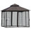 10 pi. L 9 pi. D Pavillon de jardin en acier