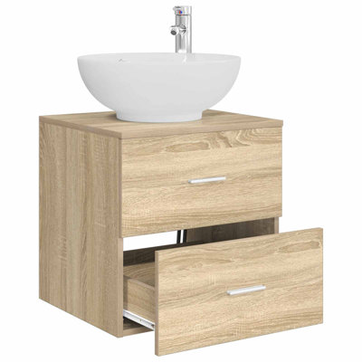 Single Bathroom Vanity with Ceramic Basin