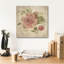 «Dusty Pink Rose On Antique Linen Light» par Cheri Blum, art mural sur toile-42195497