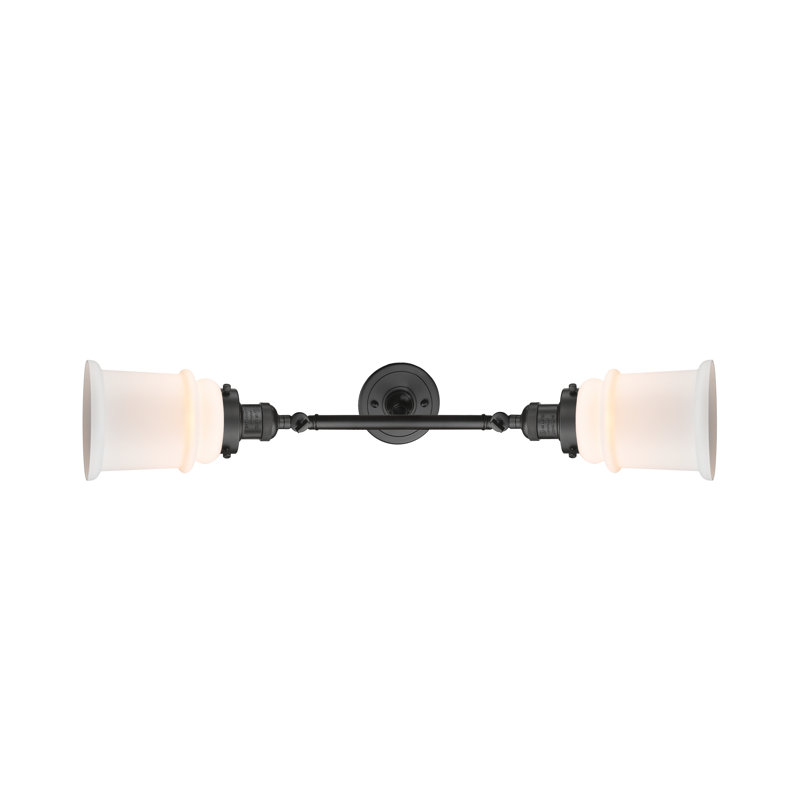 Galaviz 2 - Light Dimmable Vanity Light, Oil Rubbed Bronze, Matte White Cased, No Bulb Included