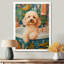 Caniche chien bain Time Bubbles I - Décoration murale chien-112909640-112909644