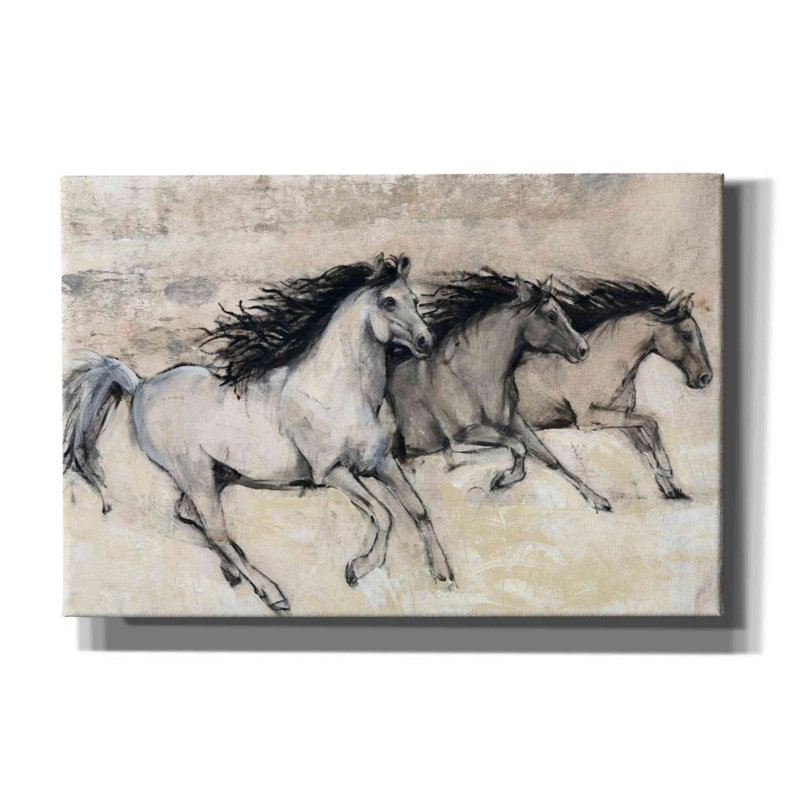 Horses In Motion II " Horses In Motion II " by Timothy O' Toole Painting Print, 40" H x 60" W x 1.5" D