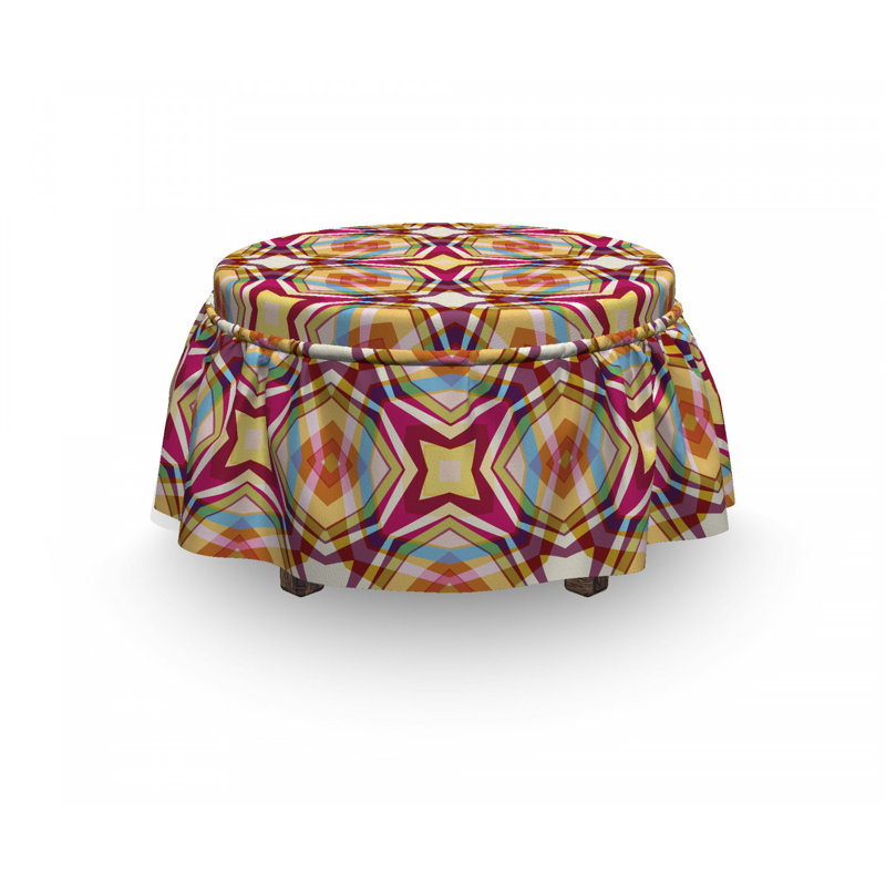 Housse pour repose-pieds vibrant