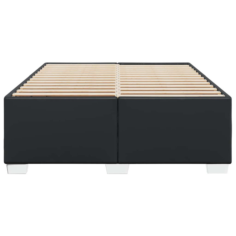 Lit en similicuir Latitude Run® Bed, Noir, Grand lit