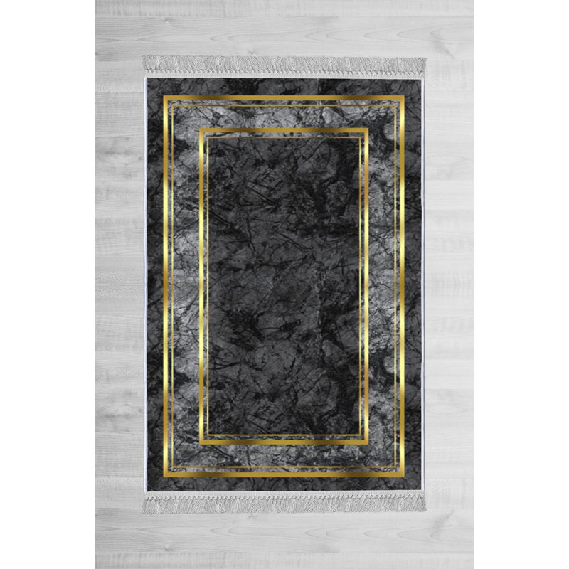 Luxurious Hall Carpet, 100% Velvet Fabric, 39.4 x 59.1 inches | Non-Slip Cotton Sole, 0.4 in Pile Height | Antibacterial, Machine Washable | 3D Digital Printing, Elegant Design for Home Décor & Comfort