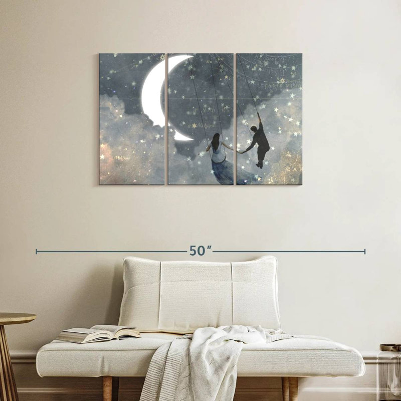 Kelan Magical Celestial Love I, 24" H x 38" W