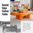 Modern Cloud Coffee Table With Could Shape Design, Irregular Indoor End Table For Living Room.-882487927