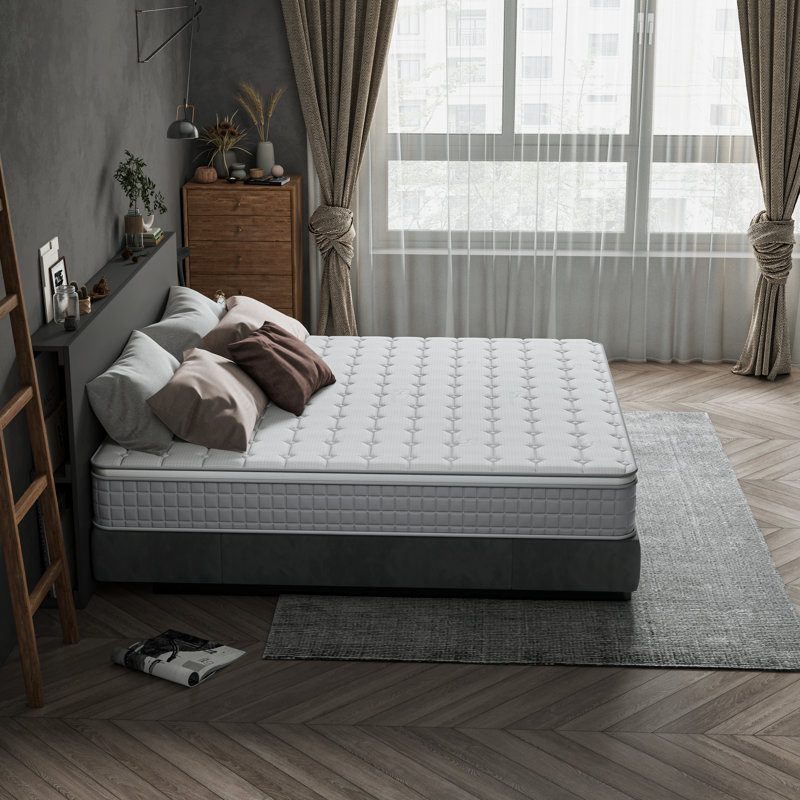 White Noise Pocket Sprung Mattress, European Kingsize (160 x 200cm)