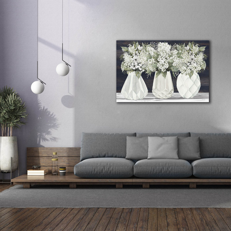  «Plethora of Blooms 2» par Cindy Jacobs, art mural sur toile, 60 po x 40 po, H 40 po x l 60 po