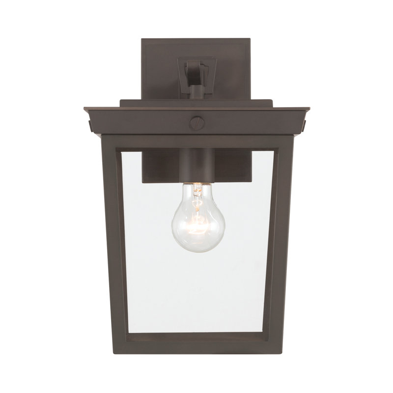 Meier 9.5'' Twilight Bronze Outdoor Sconce, 14" H x 9.5" W x 11.25" D