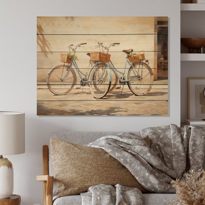 Vélo «Peaceful Rides I» sur bois