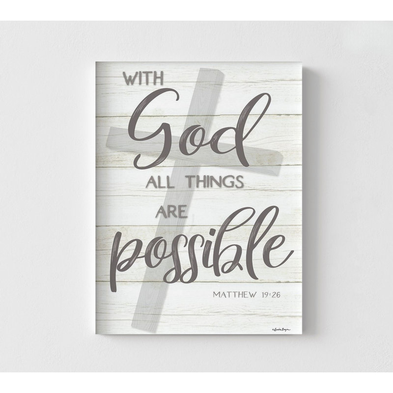 «With God All Things Are possible», impression encadrée de Matthew 19:26, décor de bureau de pasteur positif, cadeau parfait pour pasteur, affiche