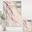 Shaby Pink Marble - reproduction d'art sur toile tendue-55950732