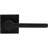Square Matte Black Privacy (Bed & Bath) Door Lever
