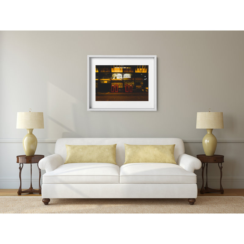London Calling Print by Joseph Regan, 26" H x 36" W x 0.75" D, White