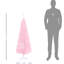 Arbre de Noël artificiel de 5 pi, rose mince avec 294 pointes de branches réalistes et support en plastique stable, ignifuge, arbre de 5 pi facile à installer, antidéflagrant ferme, décoration simple